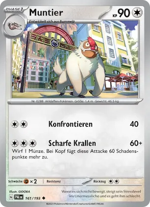 Muntier Nr. 161 – Paldea Evolved