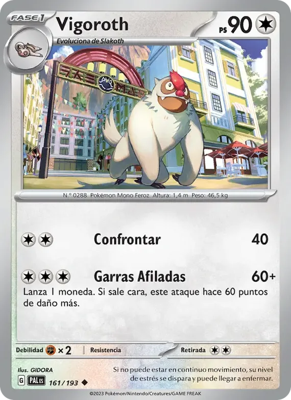 Vigoroth 161 – Evoluciones en Paldea
