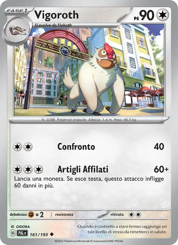 Vigoroth 161 – Evoluzioni a Paldea