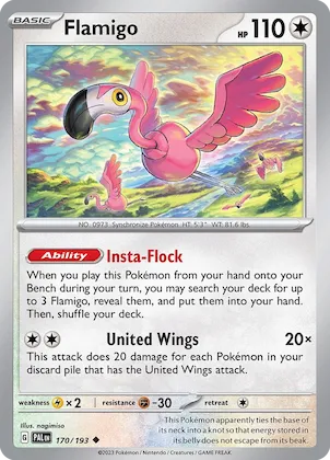 Flamigo #170 – Paldea Evolved