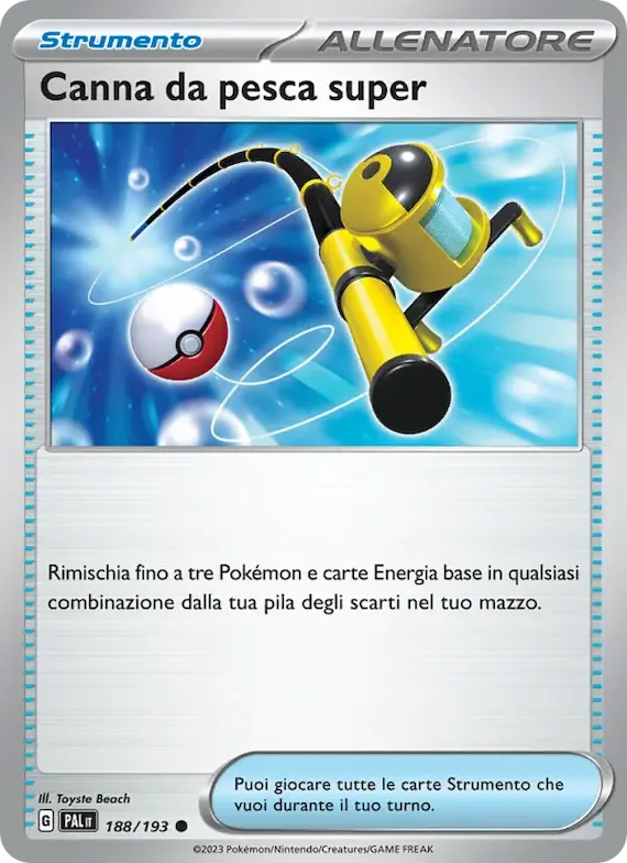 Canna da pesca super 188 – Evoluzioni a Paldea