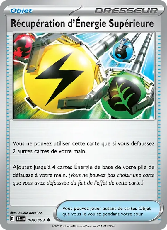 Récupération d'Énergie Supérieure 189 – Évolutions à Paldea
