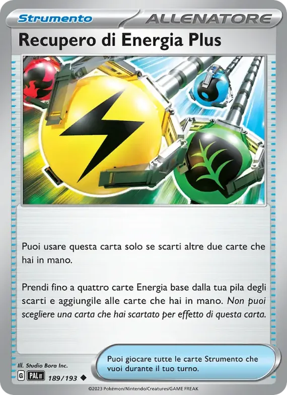 Recupero di Energia Plus 189 – Evoluzioni a Paldea