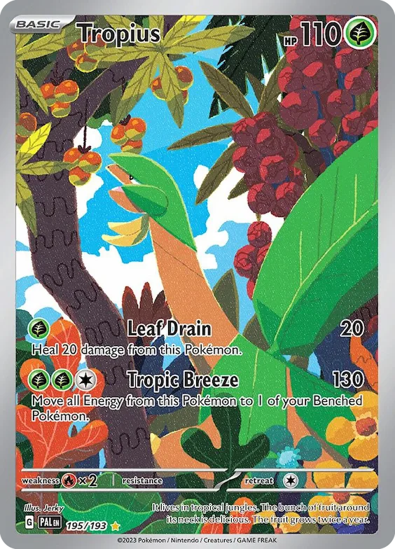Tropius #195 – Paldea Evolved