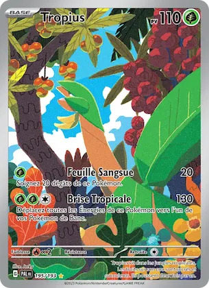 Tropius n° 195 – Évolutions à Paldea