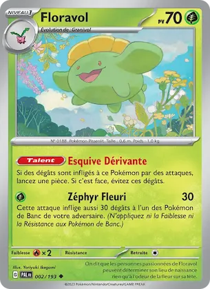 Floravol n° 2 – Évolutions à Paldea