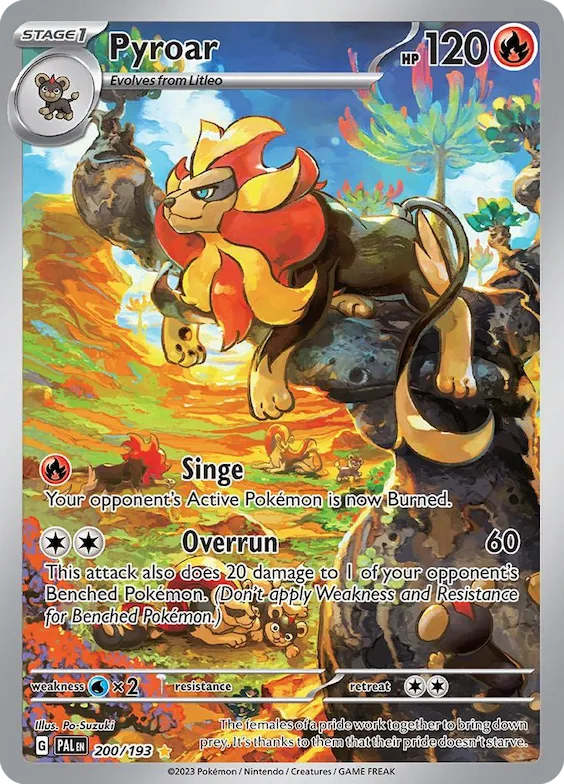 Pyroar #200 – Paldea Evolved