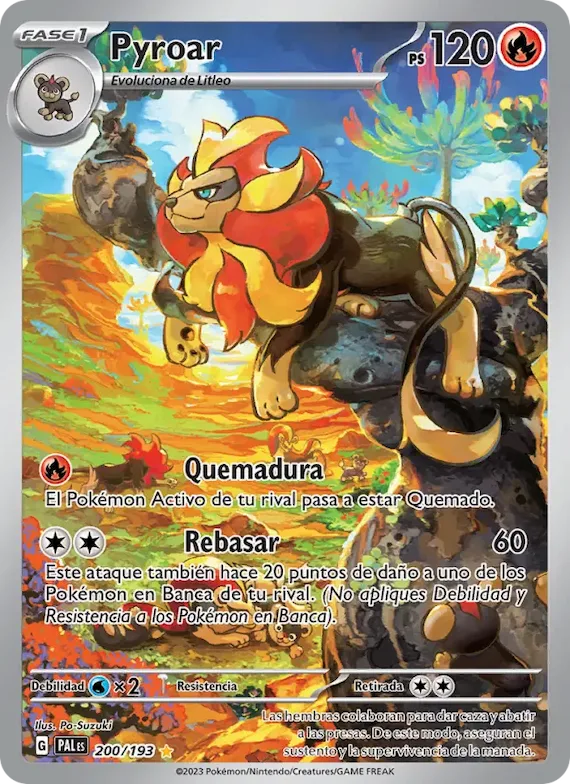 Pyroar 200 – Evoluciones en Paldea