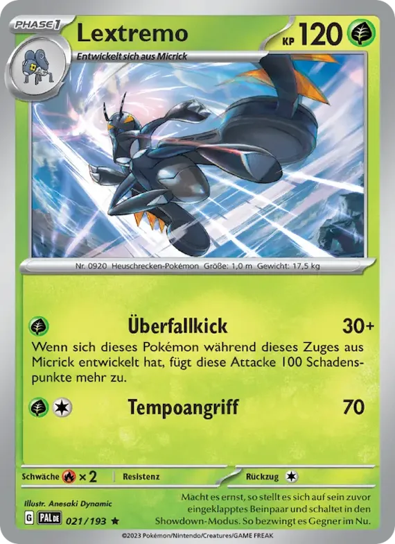 Lextremo 21 – Entwicklungen in Paldea
