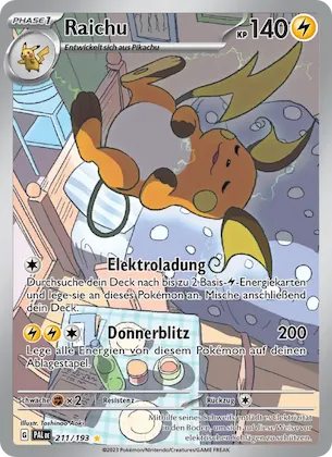 Raichu Nr. 211 – Paldea Evolved