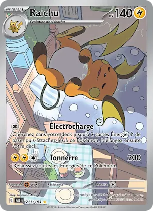 Raichu n° 211 – Évolutions à Paldea
