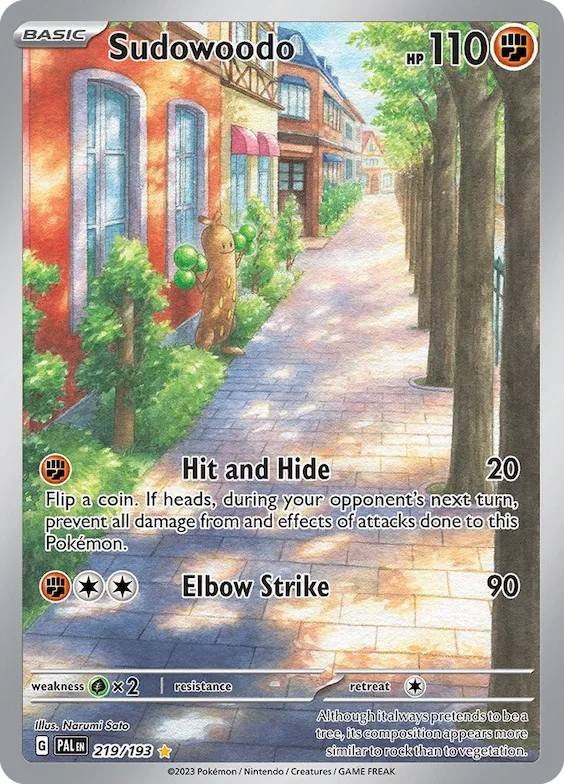 Sudowoodo #219 – Paldea Evolved