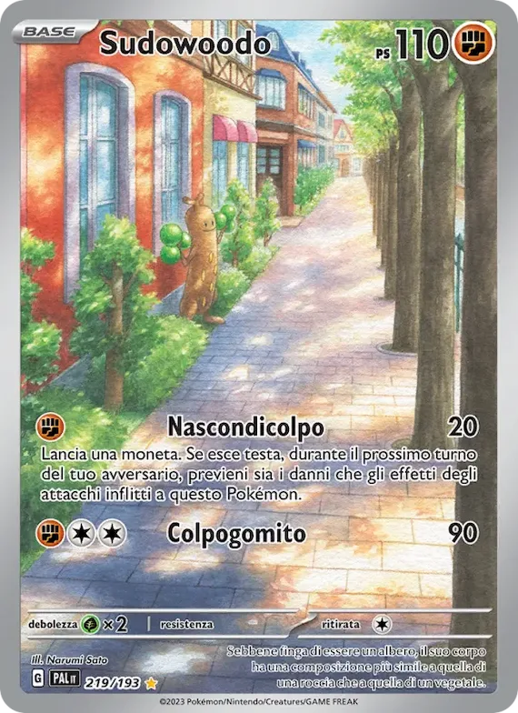 Sudowoodo 219 – Evoluzioni a Paldea
