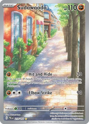 Sudowoodo #219 – Paldea Evolved
