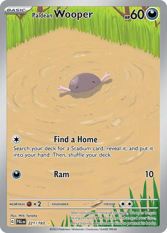 Paldean Wooper #221 – Paldea Evolved