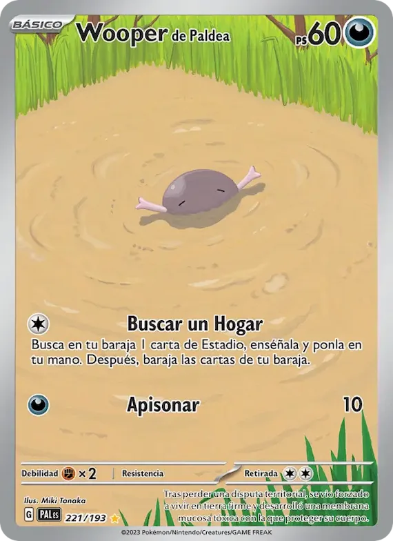 Wooper de Paldea 221 – Evoluciones en Paldea