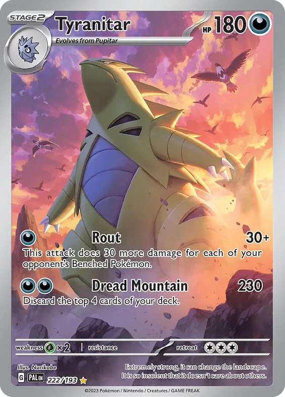 Tyranitar #222 – Paldea Evolved