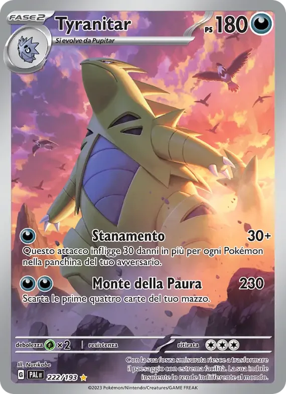 Tyranitar 222 – Evoluzioni a Paldea
