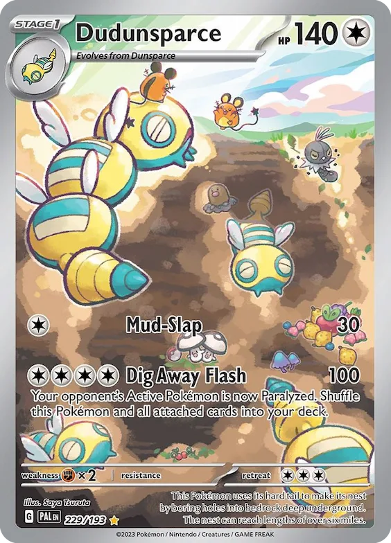 Dudunsparce #229 – Paldea Evolved
