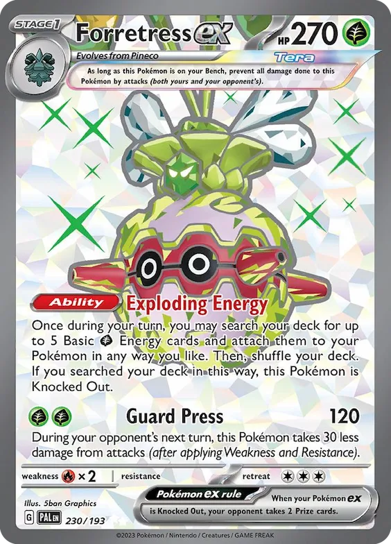 Forretress ex #230 – Paldea Evolved
