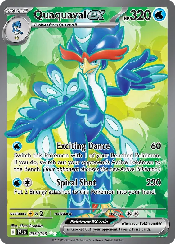Quaquaval ex #235 – Paldea Evolved