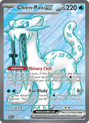 Chien-Pao ex #236 – Paldea Evolved