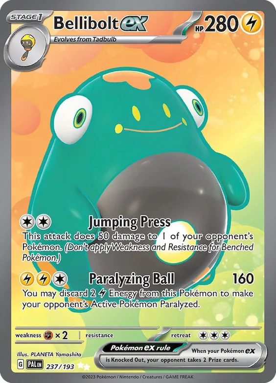 Bellibolt ex #237 – Paldea Evolved