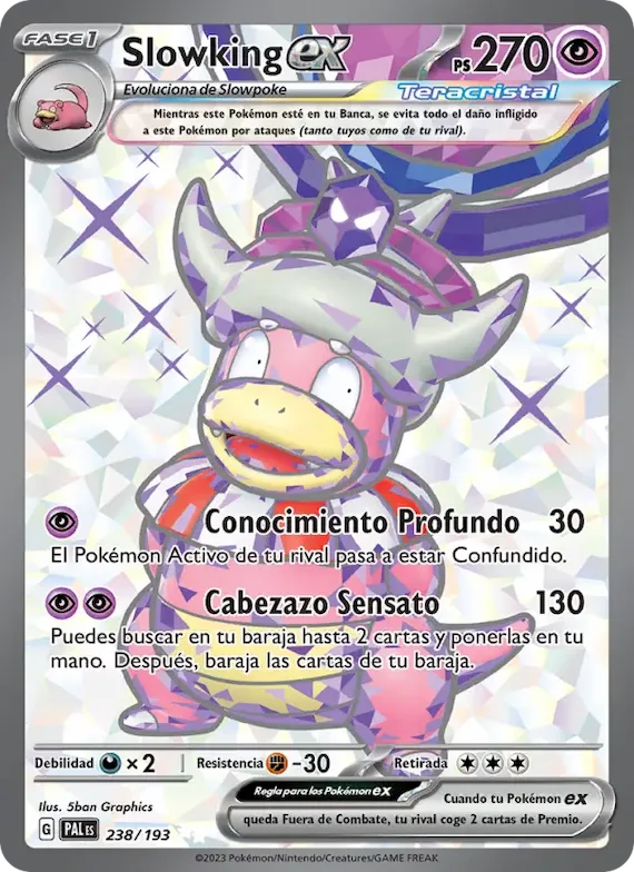 Slowking ex 238 – Evoluciones en Paldea