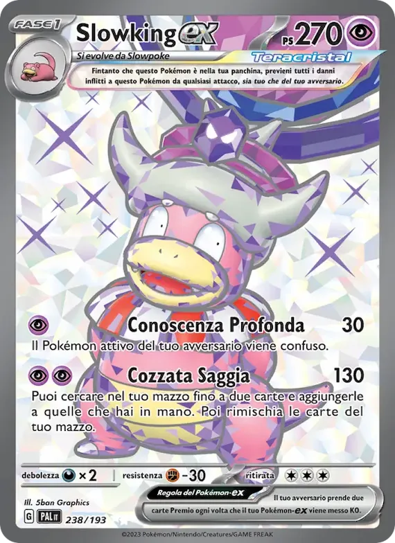 Slowking-ex 238 – Evoluzioni a Paldea