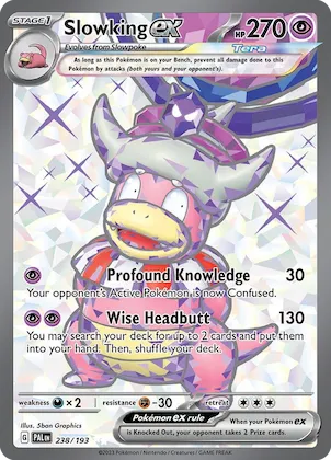 Slowking ex #238 – Paldea Evolved