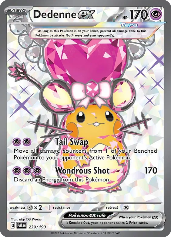 Dedenne ex #239 – Paldea Evolved
