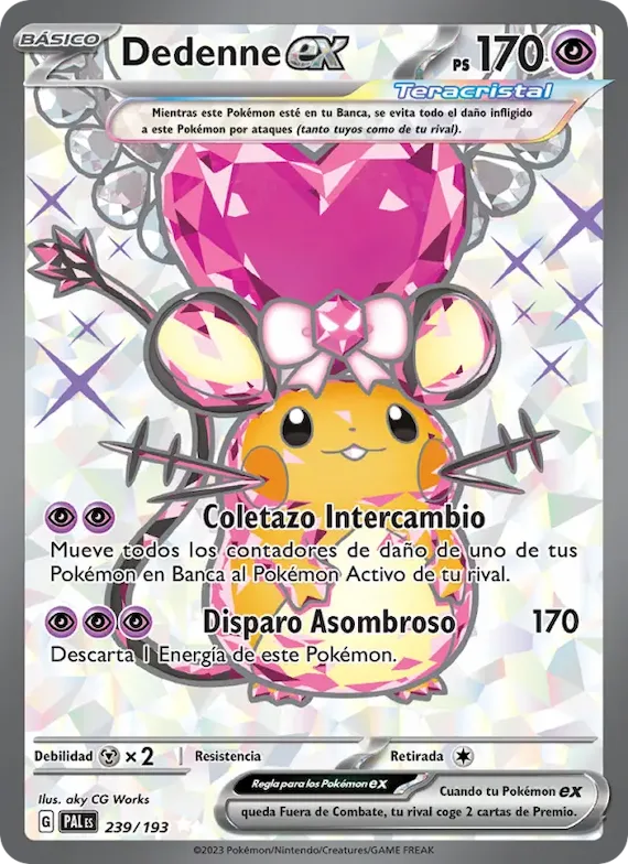 Dedenne ex 239 – Evoluciones en Paldea