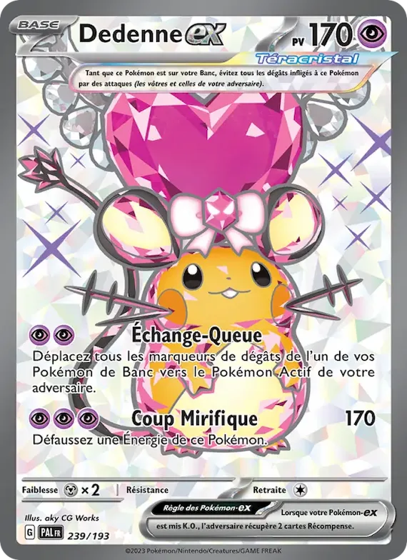 Dedenne-ex 239 – Évolutions à Paldea