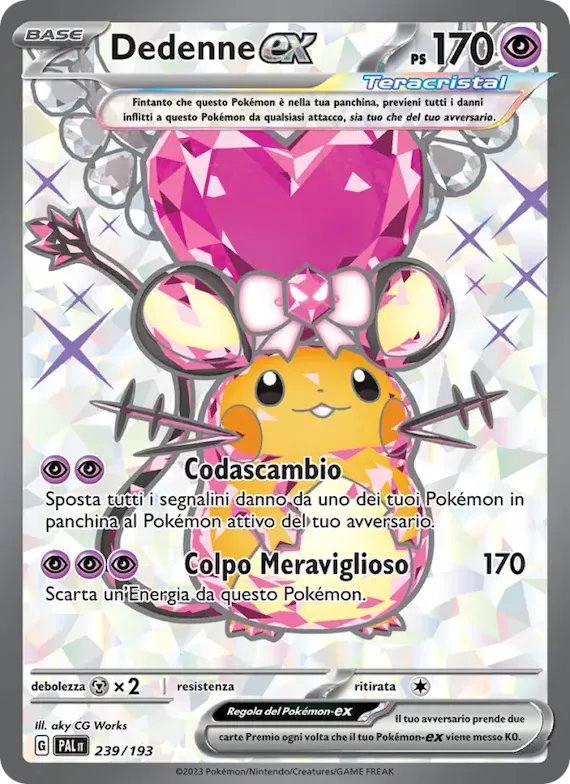 Dedenne-ex 239 – Evoluzioni a Paldea