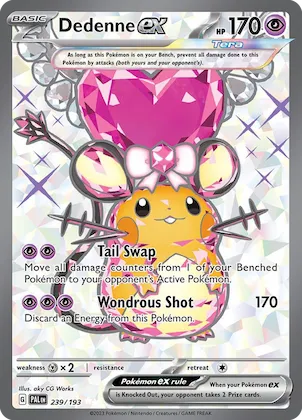 Dedenne ex #239 – Paldea Evolved