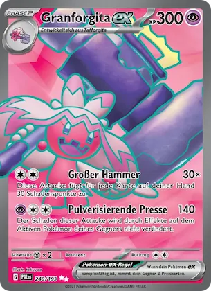 Granforgita-ex Nr. 240 – Paldea Evolved