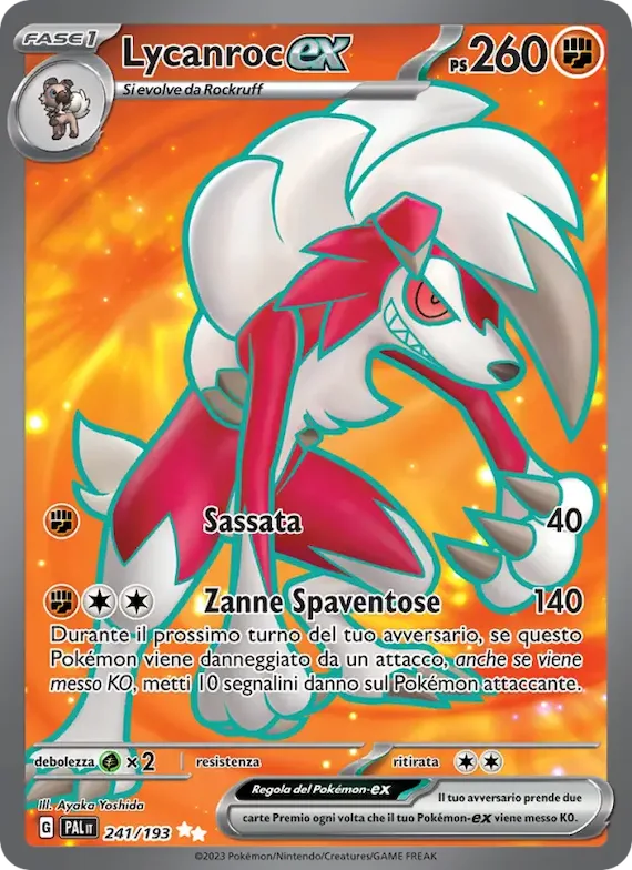 Lycanroc-ex 241 – Evoluzioni a Paldea