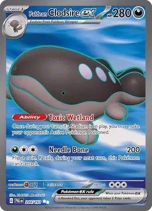 Paldean Clodsire ex #244 – Paldea Evolved
