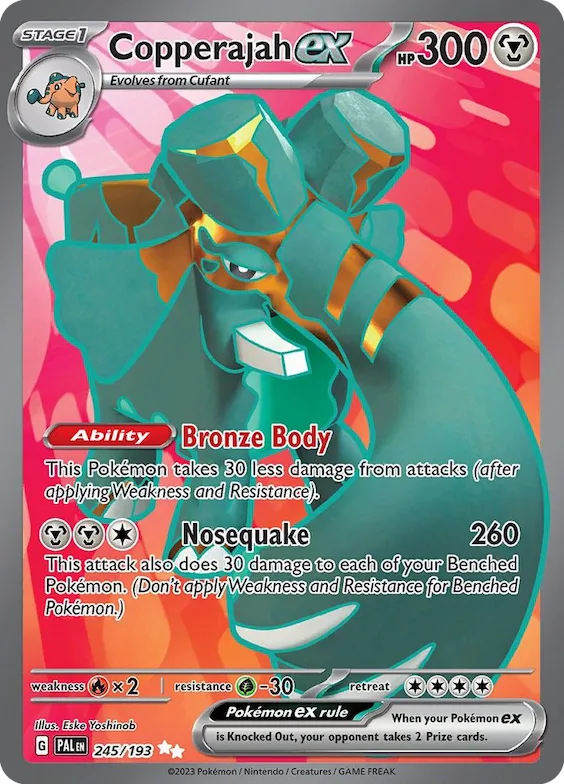 Copperajah ex #245 – Paldea Evolved