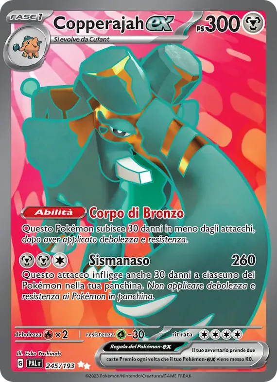 Copperajah-ex 245 – Evoluzioni a Paldea