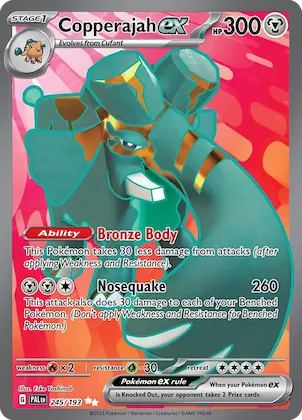 Copperajah ex #245 – Paldea Evolved