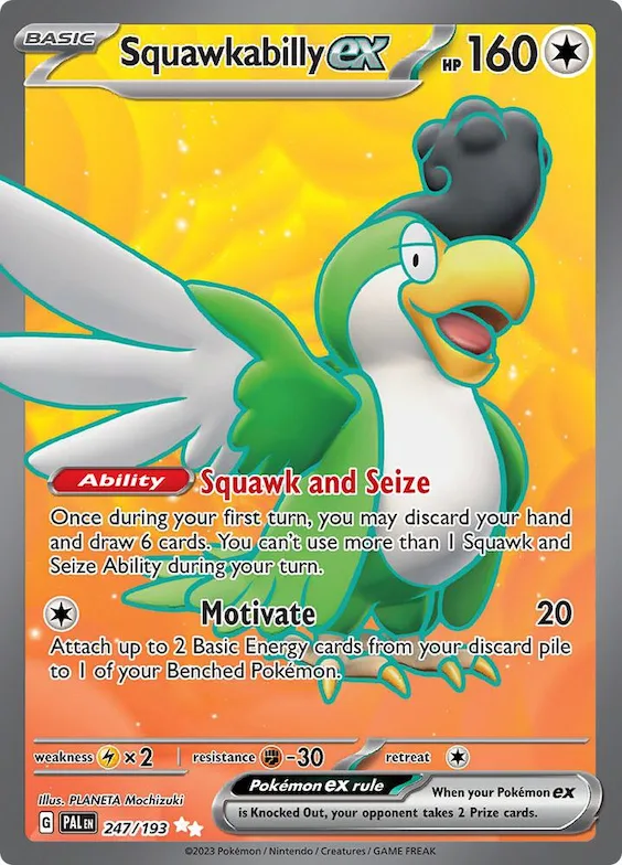 Squawkabilly ex #247 – Paldea Evolved