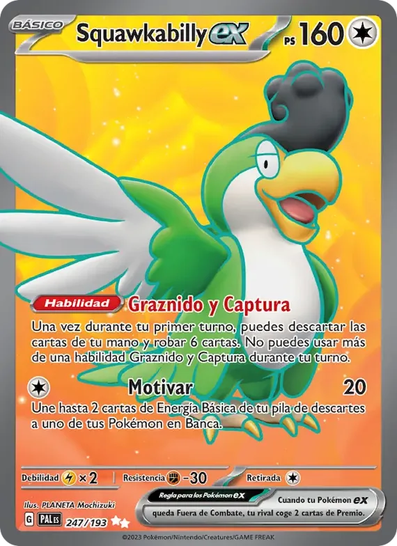 Squawkabilly ex 247 – Evoluciones en Paldea