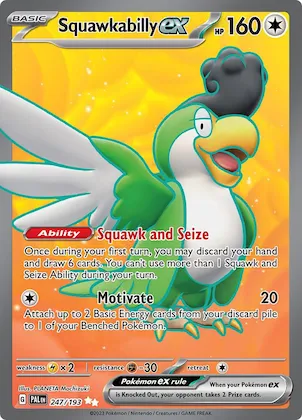 Squawkabilly ex #247 – Paldea Evolved