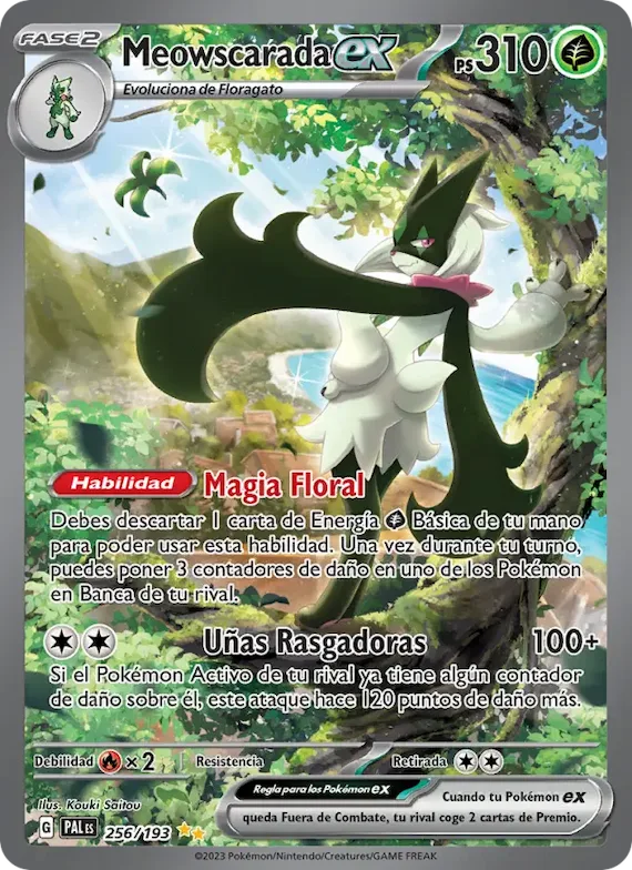Meowscarada ex 256 – Evoluciones en Paldea
