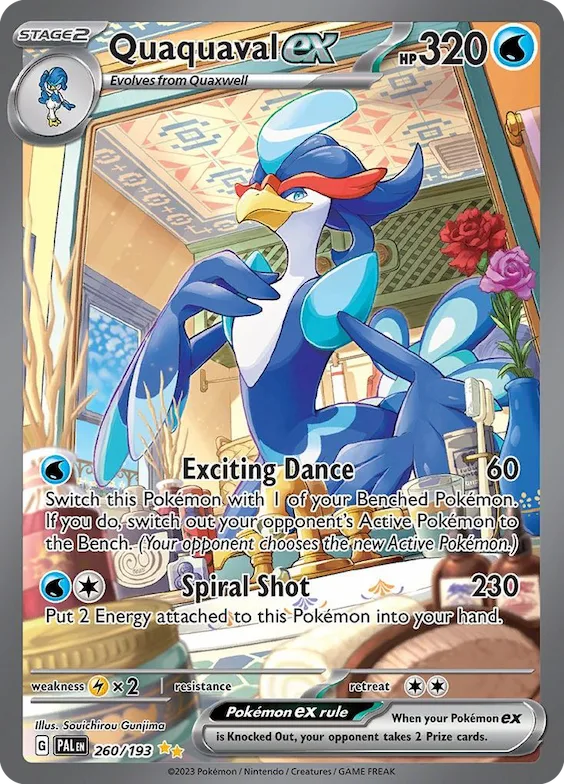 Quaquaval ex #260 – Paldea Evolved