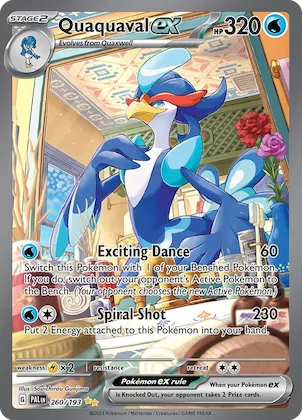 Quaquaval ex #260 – Paldea Evolved