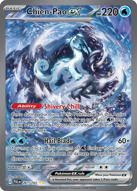 Chien-Pao ex #261 – Paldea Evolved