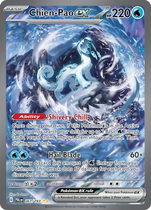 Chien-Pao ex #261 – Paldea Evolved