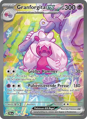 Granforgita-ex Nr. 262 – Paldea Evolved